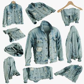 3D Jean Jacket Collection 2